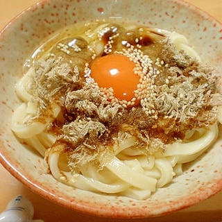 とろろ昆布のかまたまうどん♪